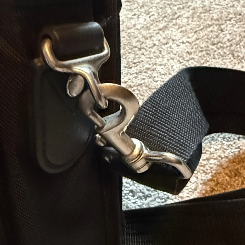 Black Men's Laptop Briefcase Shoulder Bag🧳